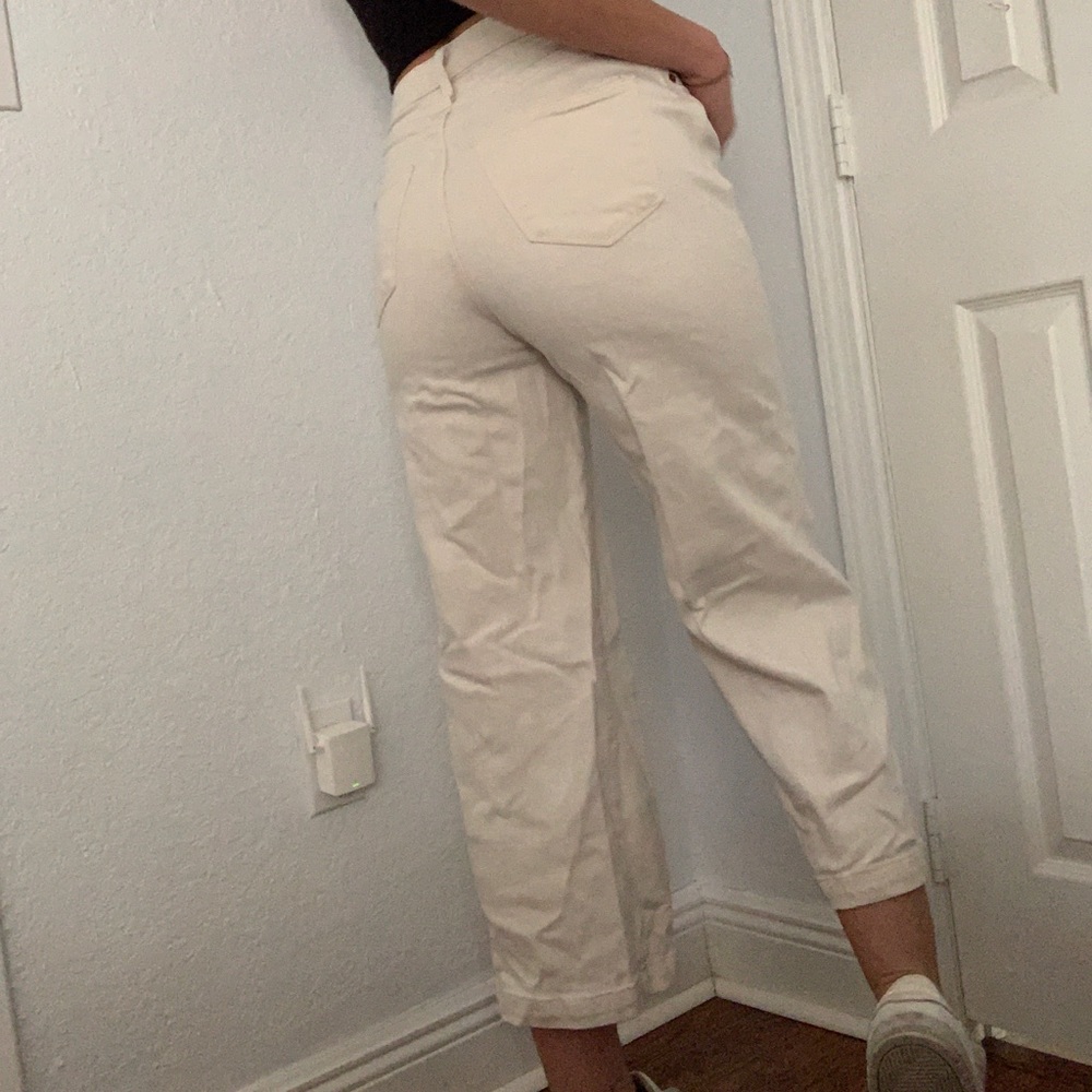 White Wide Leg Jeans